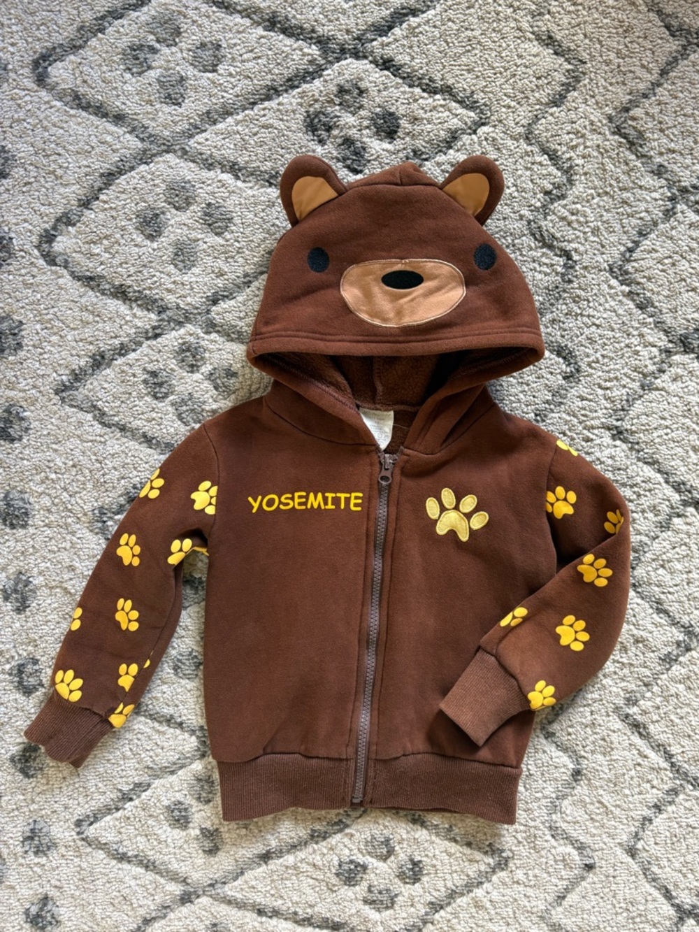 Yosemite bear hood jacket